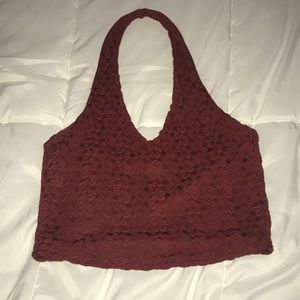 Maroon tank top